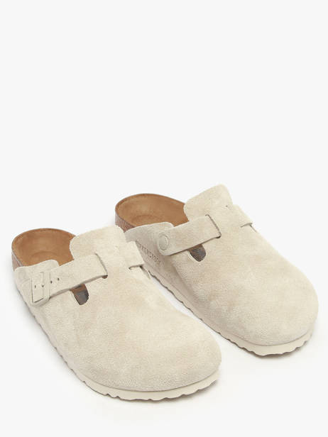 Mules En Cuir Birkenstock Blanc women 1031662 vue secondaire 1