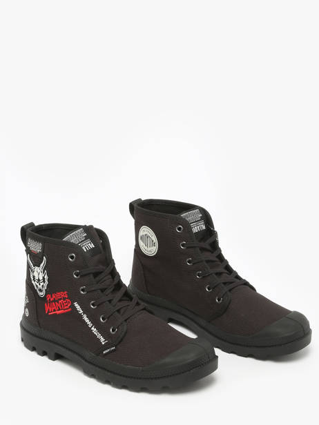 Bottines Palladium Noir men 74496001 vue secondaire 3