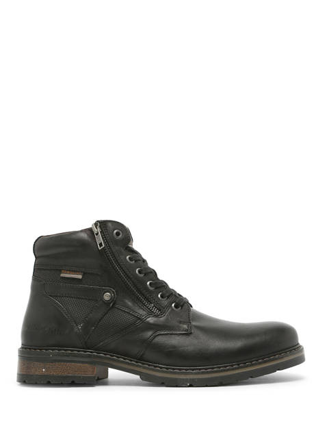 Boots Eternel In Leather Redskins Black men ETERNEL