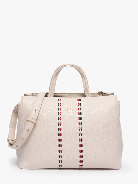 Sac Porté Main Timeless Polyester Tommy hilfiger Blanc timeless AW18155