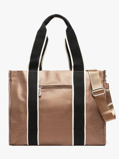 Sac Porté épaule A4 Miniprix Marron wt new grained F6946 vue secondaire 3