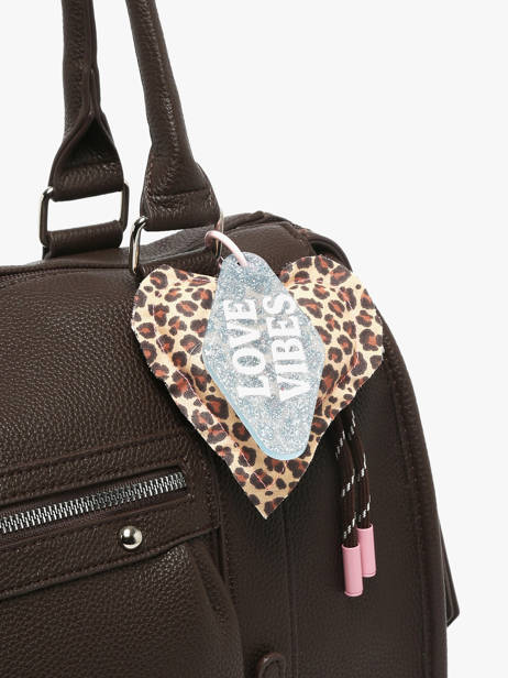 Bijoux De Sac Fifille club Beige bandanas LEO vue secondaire 1