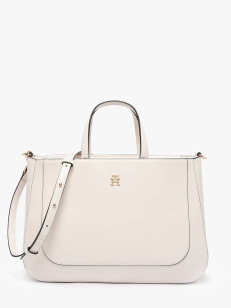 Sac Porté Main Th Glam Polyester Tommy hilfiger Beige th glam AW18145