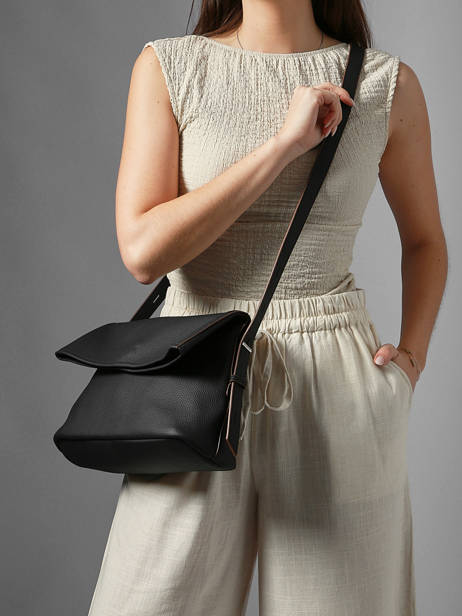 Shoulder Bag Cavalier Leather Etrier Black cavalier ECLR135M other view 1