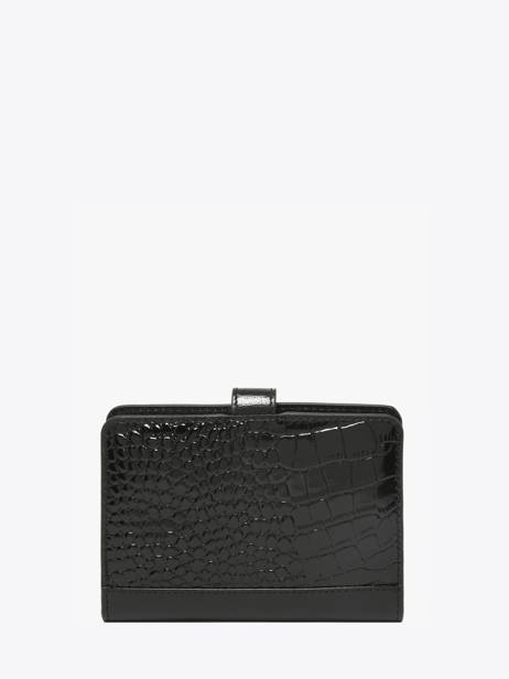 Portefeuille Cuir Paul marius Noir croco vernis JEANNCRV vue secondaire 2