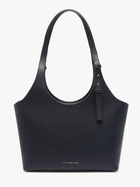 Sac Porté épaule Th Logo Polyester Tommy hilfiger Bleu th logo AW18232