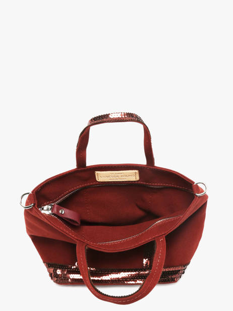 Crossbody Bag Baby Cabas Sequins Vanessa bruno Red cabas 1V40410 other view 3