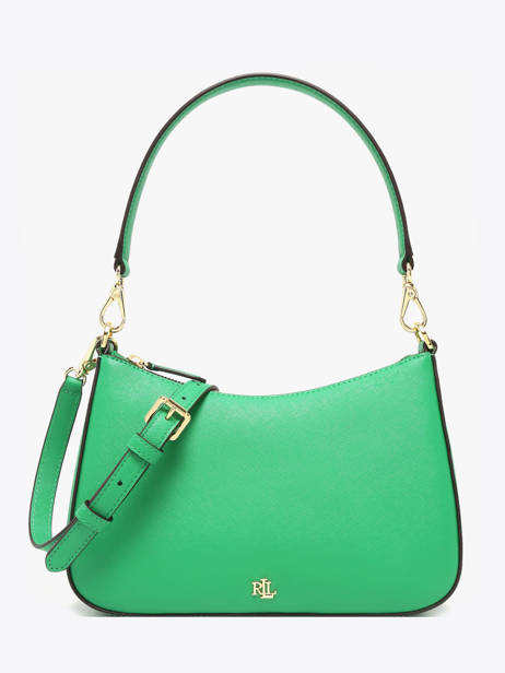 Sac Porté épaule Danni 26 Cuir Lauren ralph lauren Vert danni 31883768