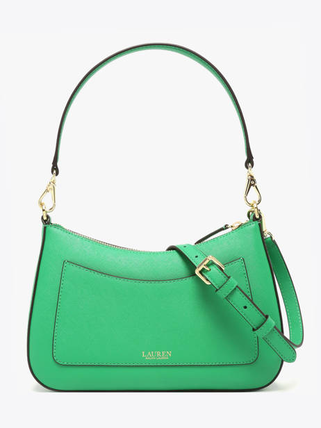 Sac Porté épaule Danni 26 Cuir Lauren ralph lauren Vert danni 31883768 vue secondaire 4