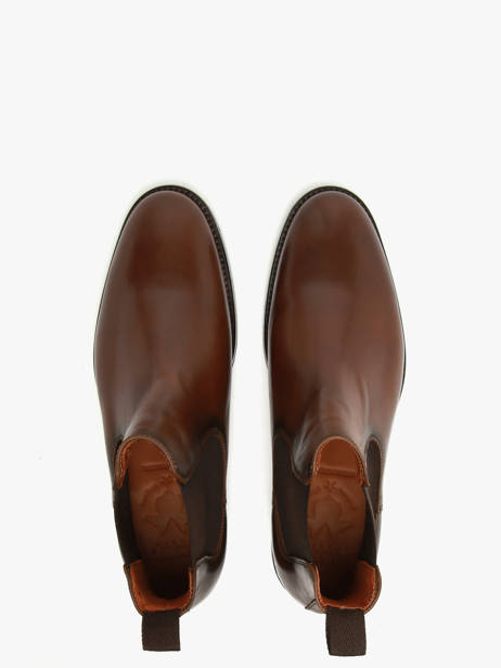 Chelsea Boots In Leather Kost Brown men B other view 3