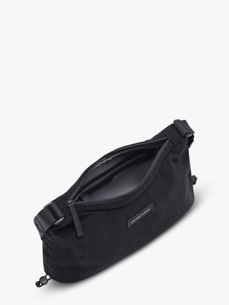 Sac Bandoulière Skara Small Cord Kapten and son Noir cord SC vue secondaire 1