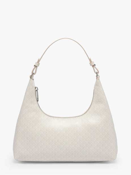 Sac Porté épaule Coated Emblem Polyester Recyclé Calvin klein jeans Blanc coated emblem 4F3298G