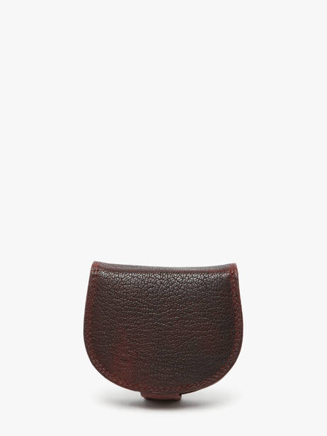 Coin Purse Caviar Leather Crinkles Brown caviar 14239 other view 2