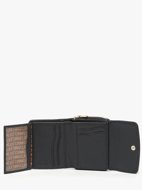 Portefeuille Caviar Cuir Crinkles Bleu caviar 14201 vue secondaire 2