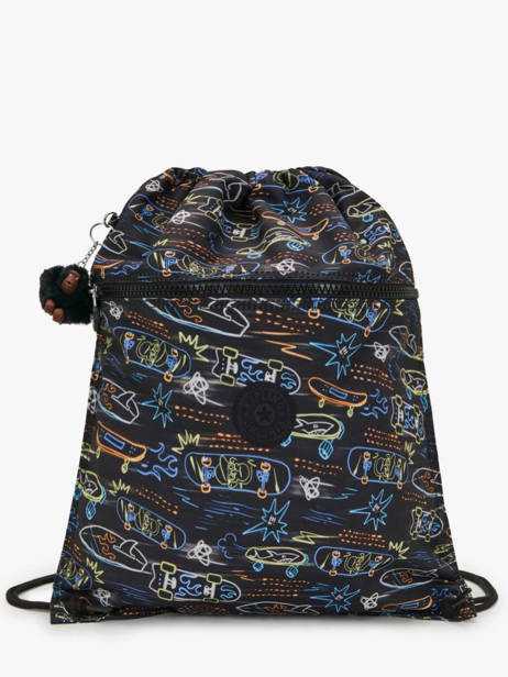 1 Compartment Gym Bag Kipling Black back to school / pbg PBGI5637