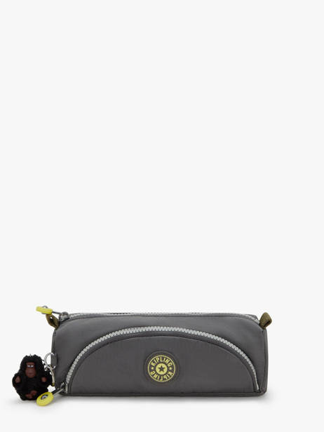 2-compartment Pouch Kipling Gray back to school / pbg PBG09406