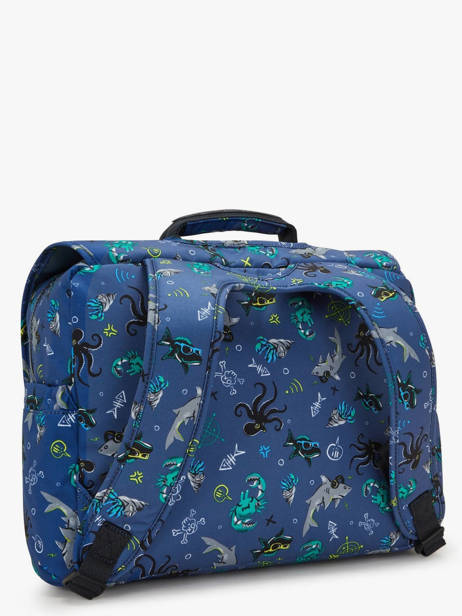 1 Compartment Satchel Kipling Blue back to school / pbg PBGI3652 other view 4