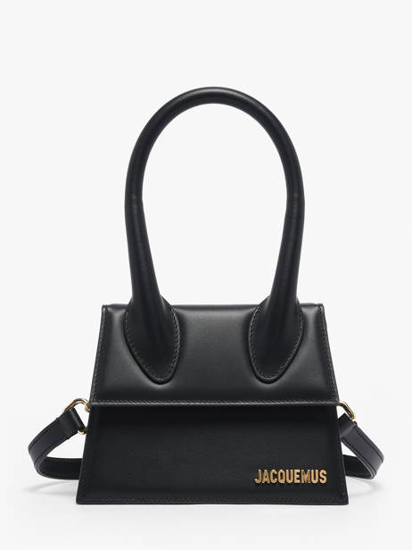 Sac Bandoulière D'occasion Chiquito Moyen Cuir Jacquemus Noir second life 1566432