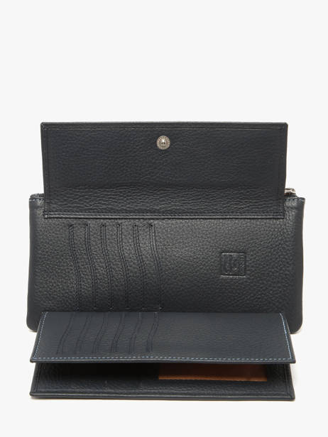 Wallet Caviar Leather Crinkles Blue caviar 14104 other view 1