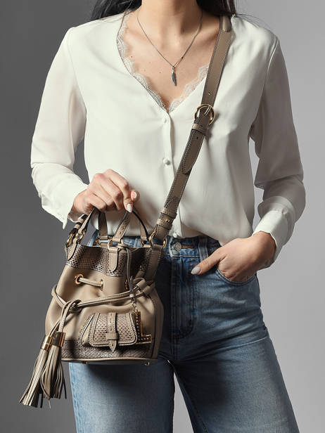 Small Leather Premier Flirt Ayers Bucket Bag Lancel Brown premier flirt A14014 other view 1