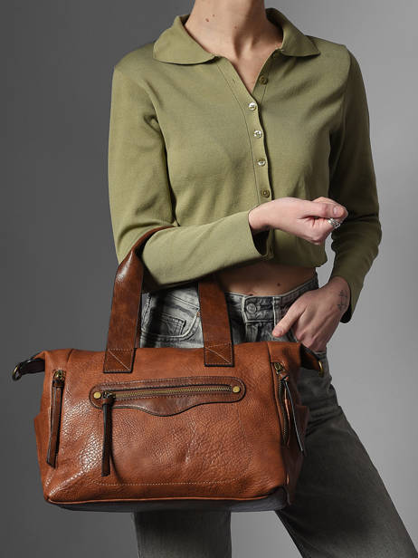 Handbag Wt Becolore Miniprix Brown wt becolore 6511 other view 1