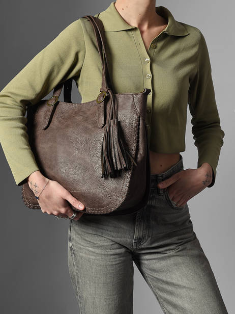 Sac Porté épaule Wt Tresse Miniprix Marron wt tresse 27611 vue secondaire 1