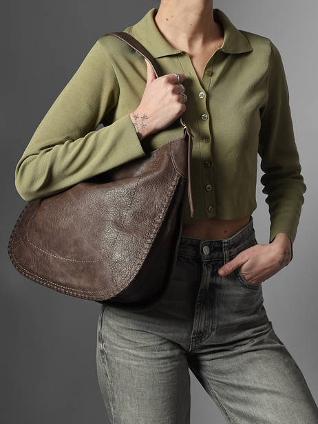 Shoulder Bag Wt Tresse Miniprix Brown wt tresse 27612 other view 1