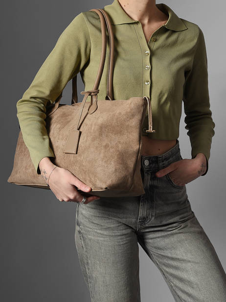 Shoulder Bag Wt Velvet Miniprix Beige wt velvet R2024 other view 1