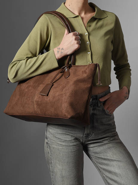 Shoulder Bag Wt Velvet Miniprix Brown wt velvet R2024 other view 1