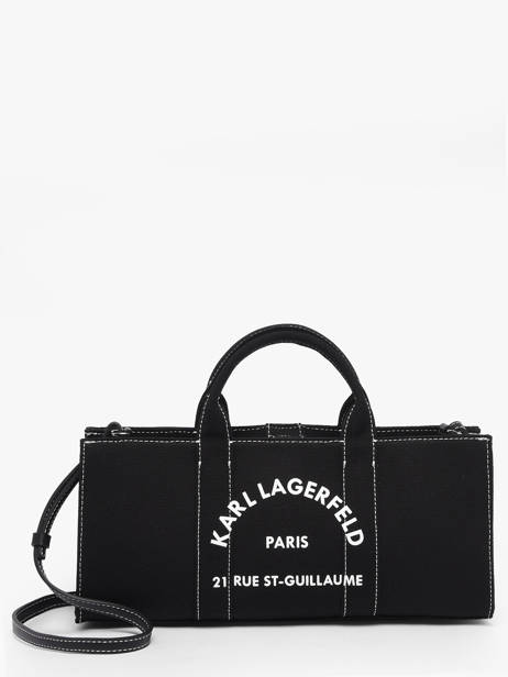 Satchel Rsg Cotton Karl lagerfeld Black rsg B1W50014