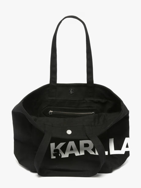 Shoulder Bag K Essential Cotton Karl lagerfeld Black k essential B1W50050 other view 2