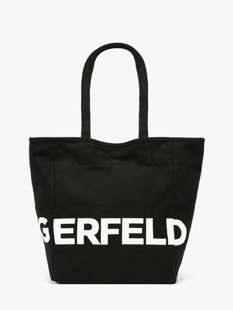 Shoulder Bag K Essential Cotton Karl lagerfeld Black k essential B1W50050 other view 3