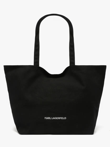 Shoulder Bag K Essential Cotton Karl lagerfeld Black k essential B1W50087 other view 3