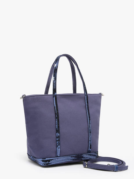 Petit Cabas Zippé Paillettes Vanessa bruno Violet cabas 1V40435 vue secondaire 2