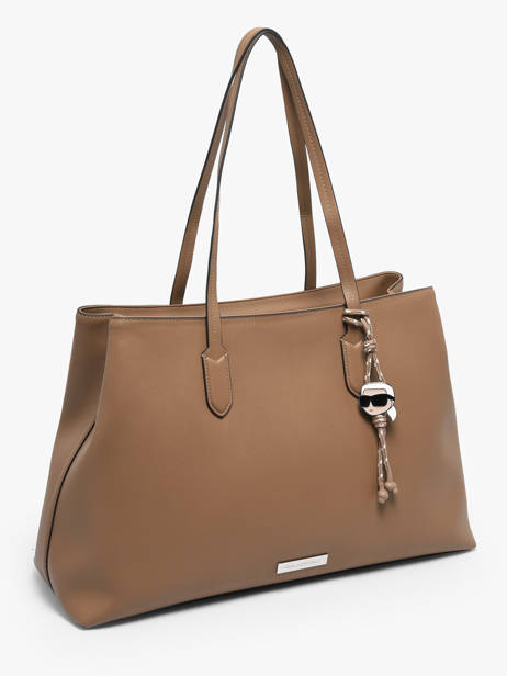 Sac Porté épaule K Ikon Polyester Karl lagerfeld Marron k ikon B1W30001 vue secondaire 1