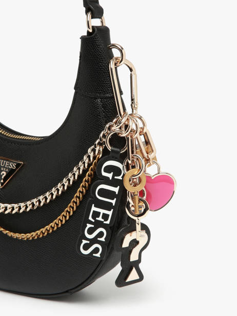 Sac Bandoulière Davina Guess Noir davina BG989918 vue secondaire 2
