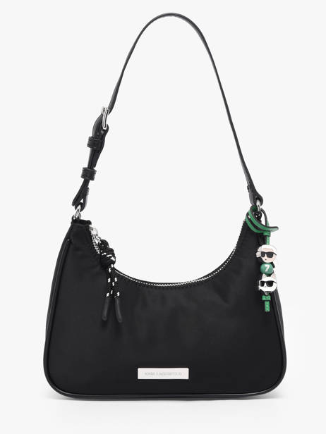 Sac Porté épaule K Ikon Polyester Recyclé Karl lagerfeld Noir k ikon B1W32068