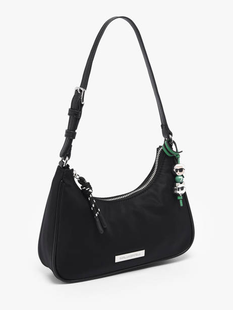 Sac Porté épaule K Ikon Polyester Recyclé Karl lagerfeld Noir k ikon B1W32068 vue secondaire 1