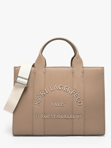 Sac Porté Main Rsg Cuir Karl lagerfeld Beige rsg B1W30041
