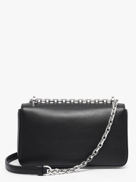 Sac Bandoulière K Signature Cuir Karl lagerfeld Noir k signature B1W30046 vue secondaire 3