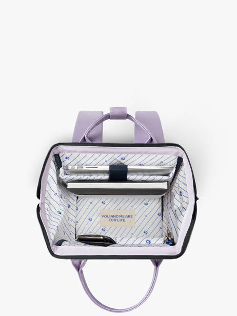 Adventurer Medium - Customisable Backpack  Cabaia Violet adventurer BAGS other view 4