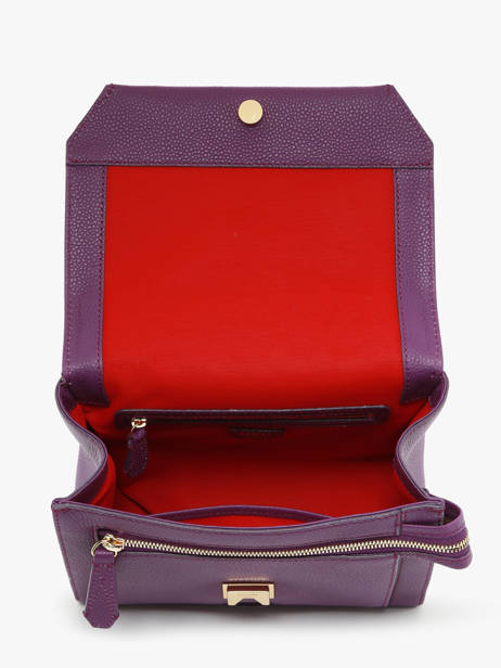 Top Handle M Ninon Leather Lancel Violet ninon A09222 other view 3