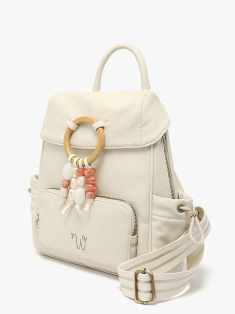 Sac à Dos Woomen Beige camomille pearl WCAE02 vue secondaire 2