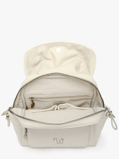 Sac à Dos Woomen Beige camomille pearl WCAE02 vue secondaire 3