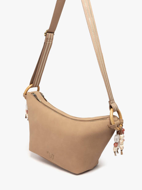 Shoulder Bag Camomille Pearl Woomen Beige camomille pearl WCAE03 other view 1