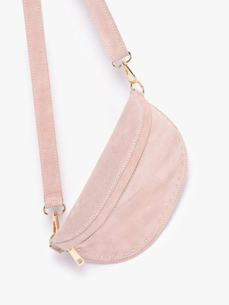 Belt Bag Leather Milano Pink velvet VE25111 other view 2