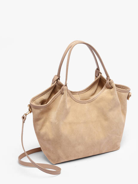 Sac Porté épaule Velvet Caviar Cuir Milano Beige velvet caviar VC241111 vue secondaire 2