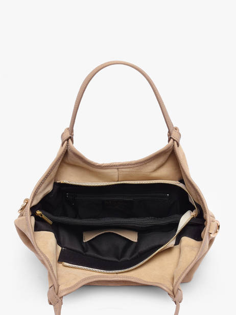 Sac Porté épaule Velvet Caviar Cuir Milano Beige velvet caviar VC241111 vue secondaire 3