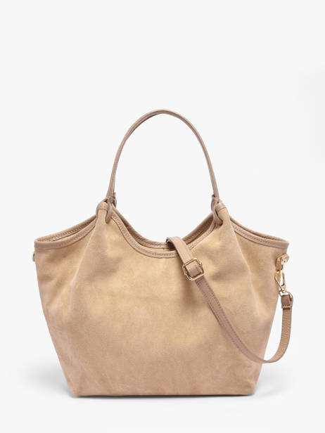 Sac Porté épaule Velvet Caviar Cuir Milano Beige velvet caviar VC241111 vue secondaire 4