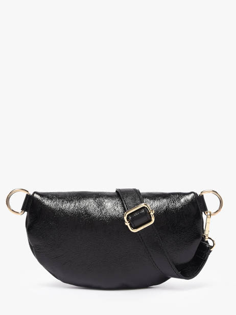 Sac Banane Cuir Milano Noir nine NI19091 vue secondaire 4